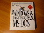   MS-DOS  Windows for Workgroups