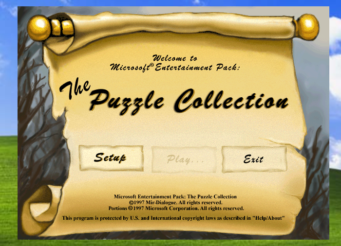 Microsoft Entertainment Pack: The Puzzle Collection - Старый DOS. 