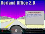   Borland Office 2.0  Windows 3.11